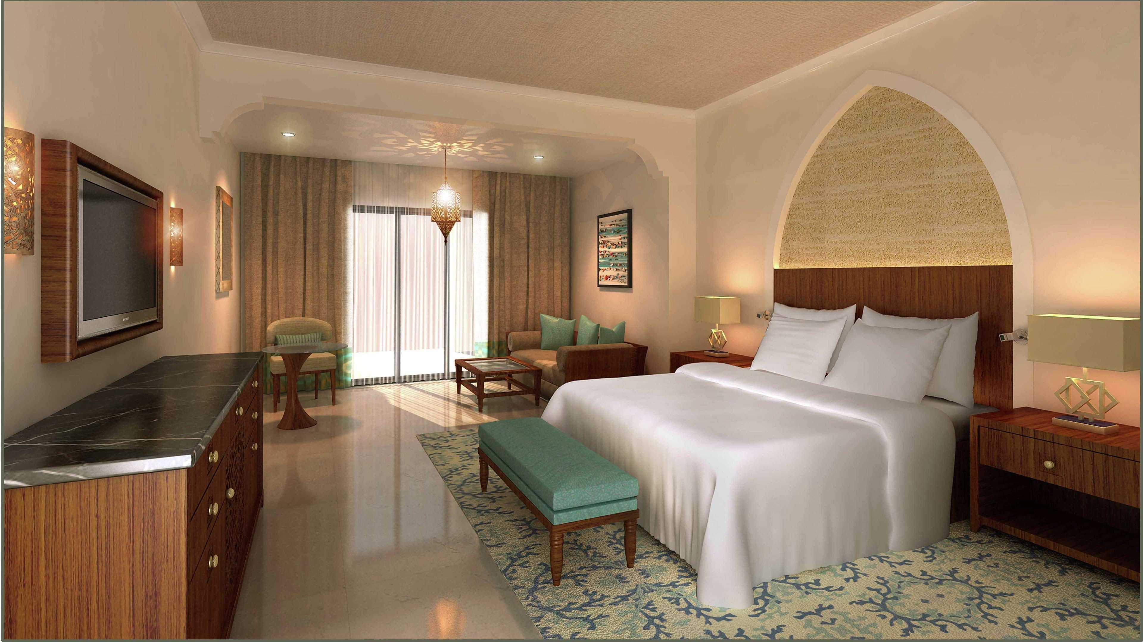 马里安岛希尔顿逸林Spa度假酒店 拉斯阿尔卡麦 外观 照片 A room at the hotel